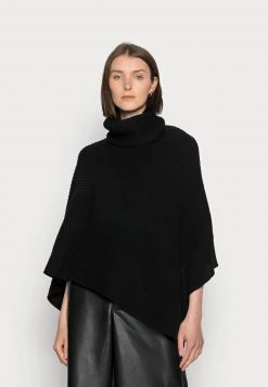 Anna Field Poncho - Black, Mujer