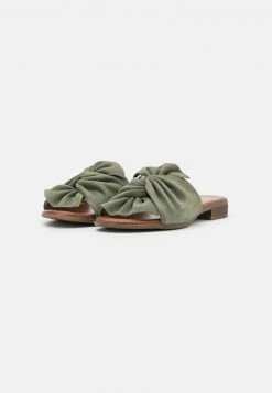 Anna Field LEATHER - Sandalias Planas - Green, Mujer -Anna Field Ventas 2022 56ad1609719344e0a72464e021feb888