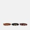 Anna Field 3 PACK - Cinturón - Black/bordeaux/cognac, Mujer -Anna Field Ventas 2022 58b9eb76153e48dabc810e7056b06191