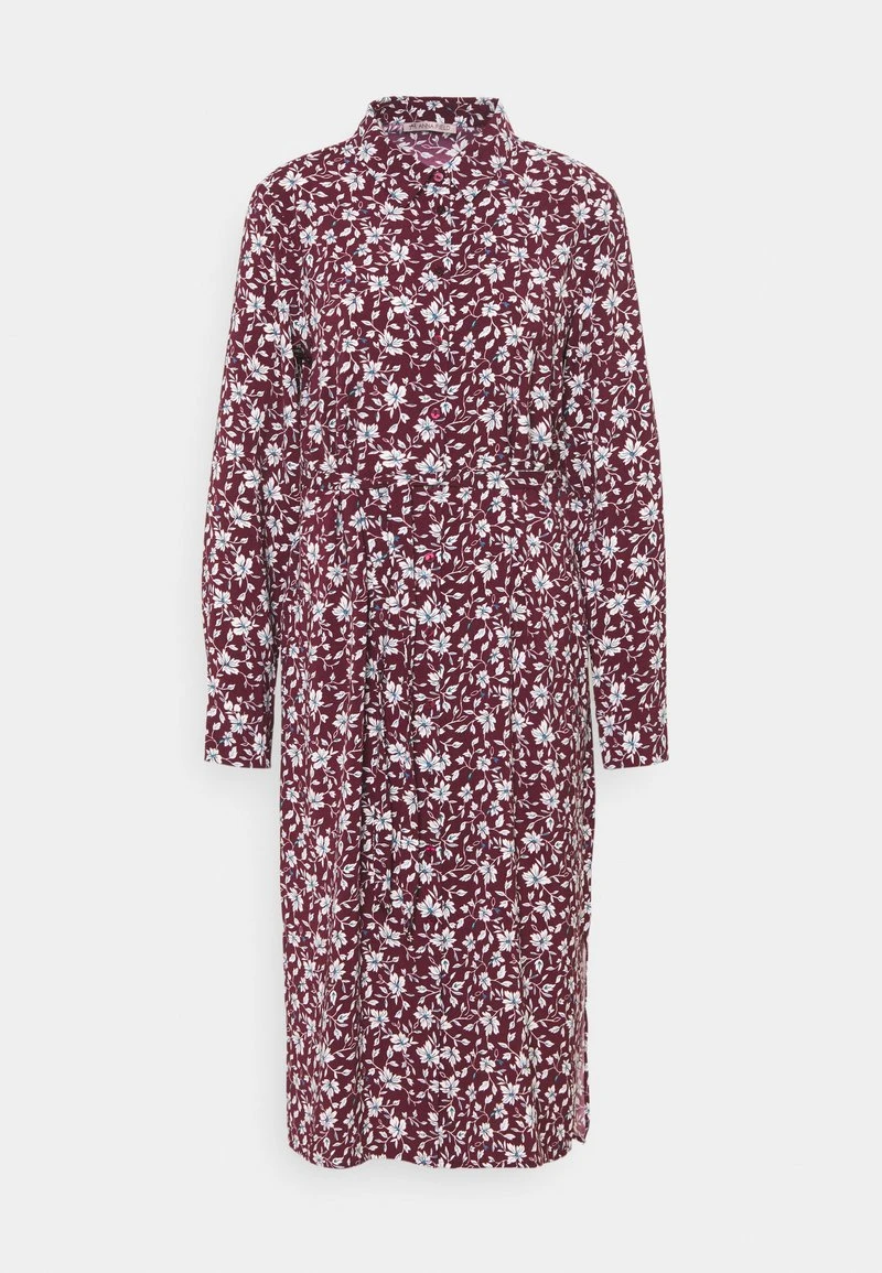 Anna Field Vestido Camisero - Bordeaux/white, Mujer 3 Anna Field Vestido Camisero - Bordeaux/white, Mujer