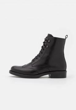 Anna Field LEATHER - Botines Con Cordones - Black, Mujer -Anna Field Ventas 2022 5dc684f8907748ac97e6f2a3ccf04080