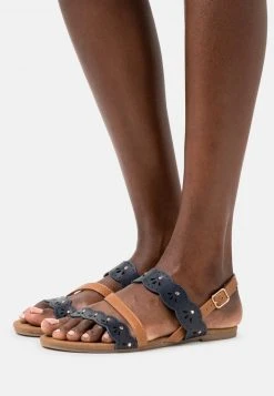 Anna Field Sandalias - Dark Blue/cognac, Mujer