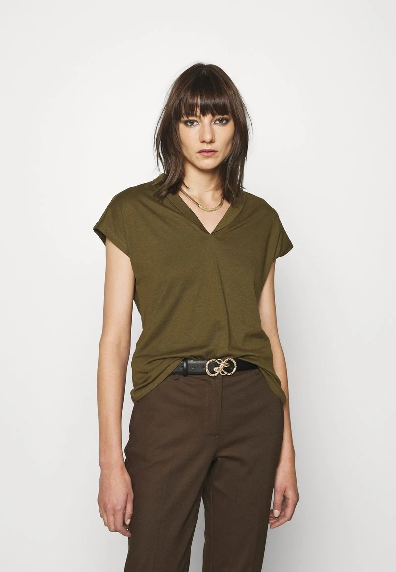 Anna Field Camiseta Básica - Khaki, Mujer 3 Anna Field Camiseta Básica - Khaki, Mujer