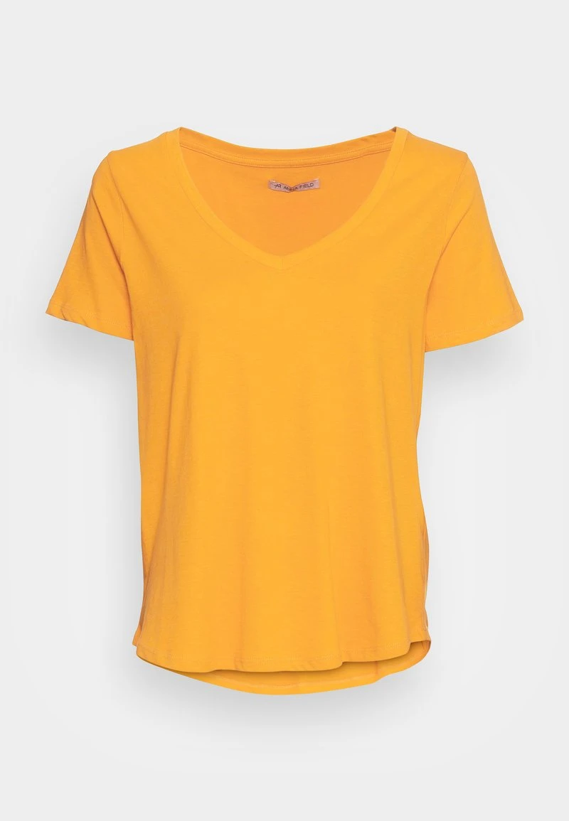 Anna Field Camiseta Básica - Yellow, Mujer 6 Anna Field Camiseta Básica - Yellow, Mujer - Imagen 4