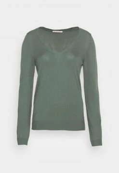 Anna Field OPEN V NECK JUMPER - Jersey De Punto - Green, Mujer -Anna Field Ventas 2022 64ed84a756214323a82106722f3be3ec