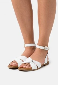 Anna Field LEATHER - Sandalias - White, Mujer