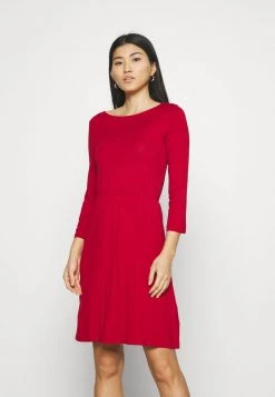 Anna Field Mini Waisted Basic Dress - Vestido Ligero - Red, Mujer