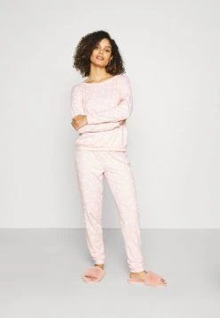 Anna Field MINI HEART PJ SET - Pijama - Pink, Mujer -Anna Field Ventas 2022 6969ce04b7fe4ec598f3a095717cb9f7