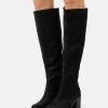 Anna Field Botas Mosqueteras - Black, Mujer