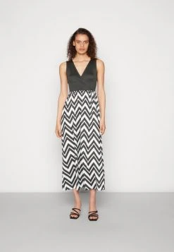 Anna Field Vestido Largo - Black/multi-coloured, Mujer