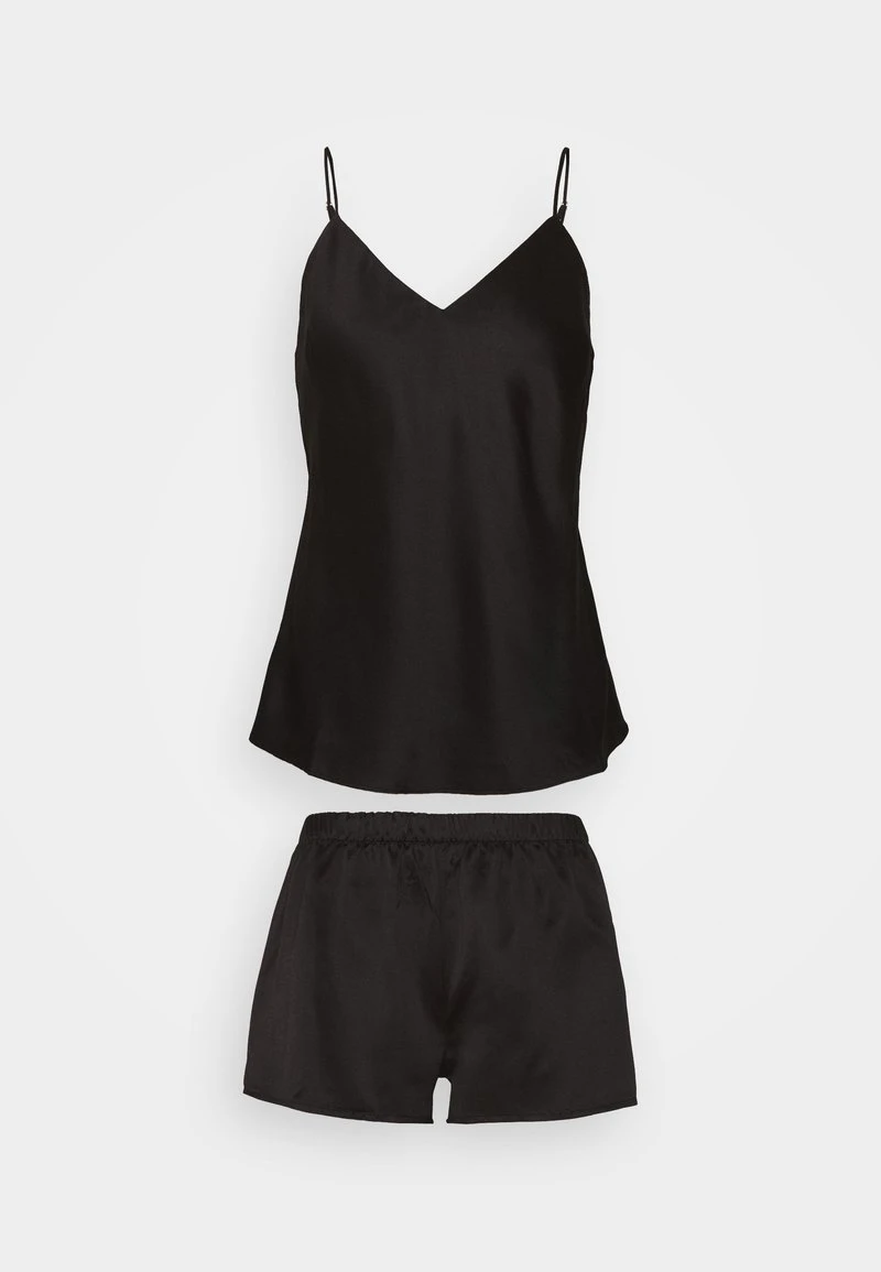 Anna Field SIMPLE SATIN SHORT SET - Pijama - Black, Mujer 7 Anna Field SIMPLE SATIN SHORT SET - Pijama - Black, Mujer - Imagen 5