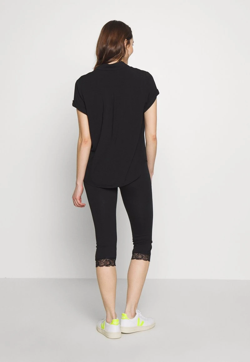 Anna Field Capri Leggings With Lace - Leggings - Black, Mujer 5 Anna Field Capri Leggings With Lace - Leggings - Black, Mujer - Imagen 3