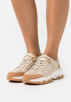 Anna Field LEATHER - Zapatillas - Beige, Mujer