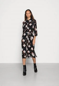 Anna Field Vestido Camisero - Black/white, Mujer