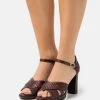 Anna Field LEATHER - Sandalias De Tacón - Brown, Mujer -Anna Field Ventas 2022 72966b041b9847a59a3b0952b39921cd