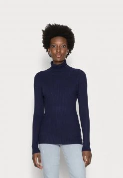 Anna Field TURTLE NECK - Jersey De Punto - Dark Blue, Mujer