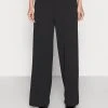Anna Field WIDE LEG PANTS WITH DETAIL - Pantalones - Black, Mujer -Anna Field Ventas 2022 75455b50d86347648abdb8d65a38b930