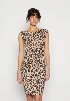 Anna Field Vestido Ligero - Black/beige/multi-coloured, Mujer