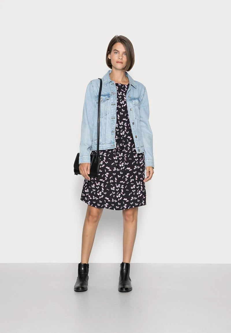 Anna Field WOVEN DRESS BASIC TUNNEL - Vestido Informal - Black/lilac, Mujer 4 Anna Field WOVEN DRESS BASIC TUNNEL - Vestido Informal - Black/lilac, Mujer - Imagen 2