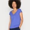 Anna Field Camiseta Básica - Royal Blue, Mujer -Anna Field Ventas 2022 7b58d3a21bec41af9d345fce52df972f