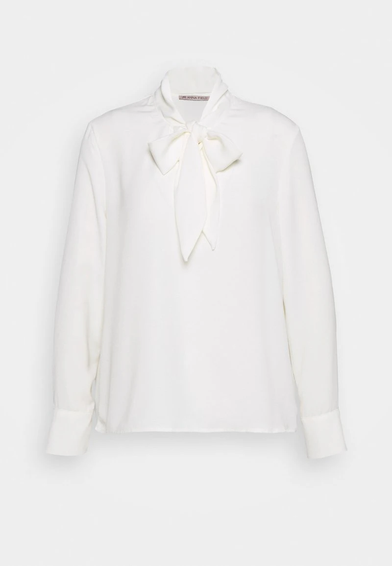 Anna Field Pussy Bow Blouse - Blusa - Off-white, Mujer 3 Anna Field Pussy Bow Blouse - Blusa - Off-white, Mujer