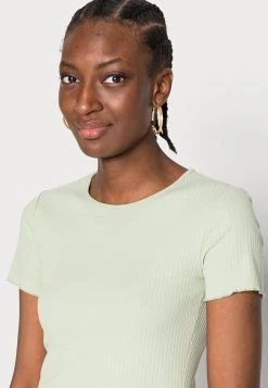 Anna Field Camiseta Básica - Light Green, Mujer -Anna Field Ventas 2022 7e4e0804bcfd4a918b96da6df4f1f1b1