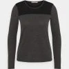 Anna Field Camiseta De Manga Larga - Mottled Dark Grey, Mujer -Anna Field Ventas 2022 7e6cd00500ff47448dd49d696f87420f