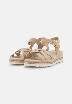 Anna Field LEATHER - Sandalias De Cuña - Beige, Mujer -Anna Field Ventas 2022 8297b92a5b25491a8d627a8800e3ab2b