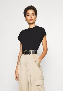 Anna Field Camiseta Básica - Black, Mujer