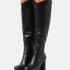 Anna Field Botas De Tacón - Black, Mujer