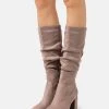 Anna Field Botas - Taupe, Mujer
