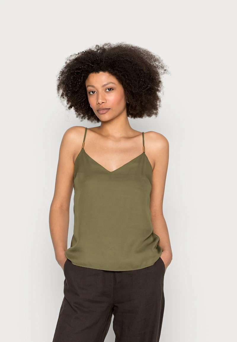 Anna Field Top - Khaki, Mujer 3 Anna Field Top - Khaki, Mujer
