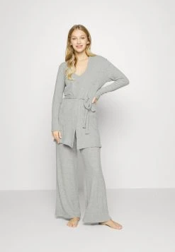 Anna Field RIB 3 PIECE PYJAMA - Pijama - Light Grey, Mujer -Anna Field Ventas 2022 8769451dbd6f4d00b12c129dbc30acbc