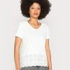 Anna Field Camiseta Básica - Off White, Mujer -Anna Field Ventas 2022 8c274f544a674e2c808abcf47e7e4cf4