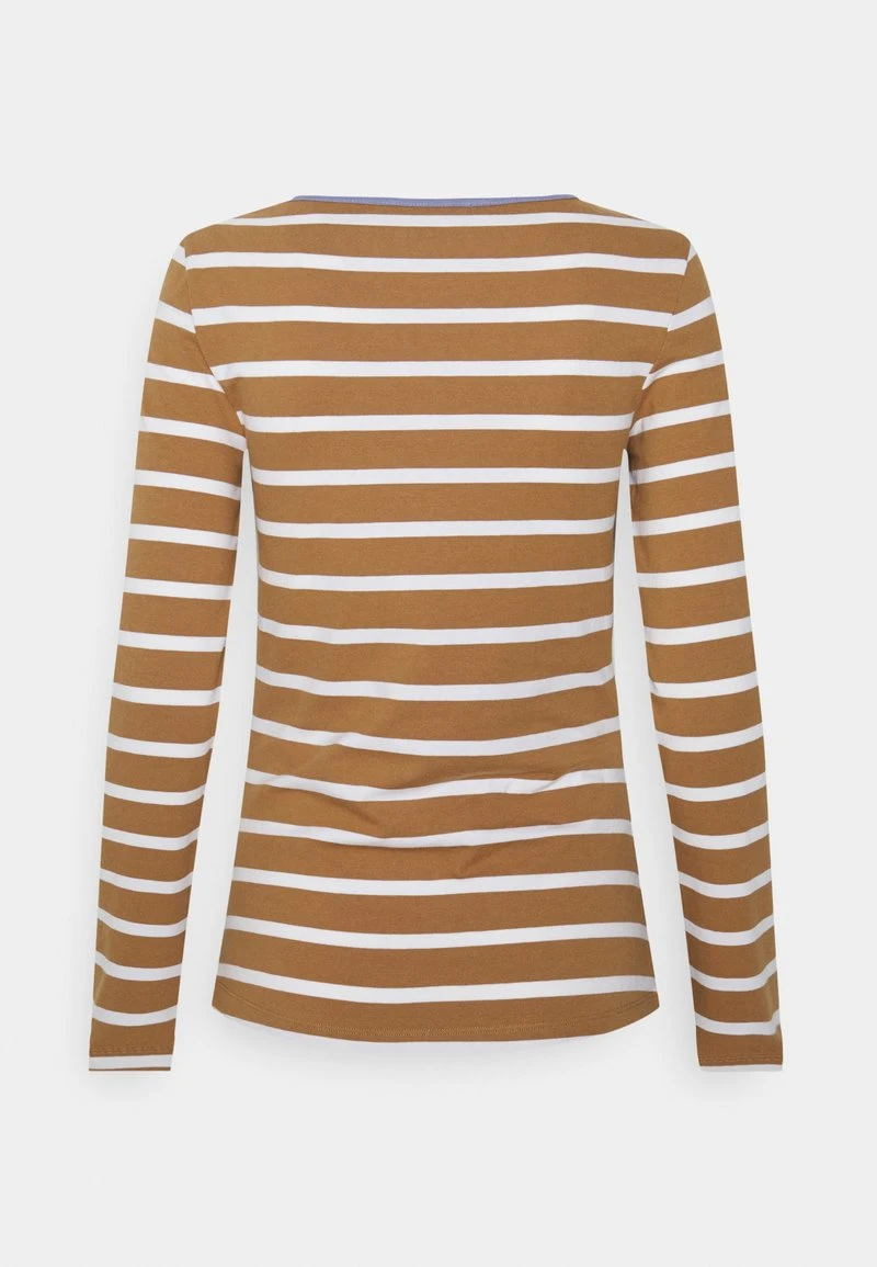 Anna Field STRIPEY CONTRAST - Camiseta De Manga Larga - Brown, Mujer 4 Anna Field STRIPEY CONTRAST - Camiseta De Manga Larga - Brown, Mujer - Imagen 2