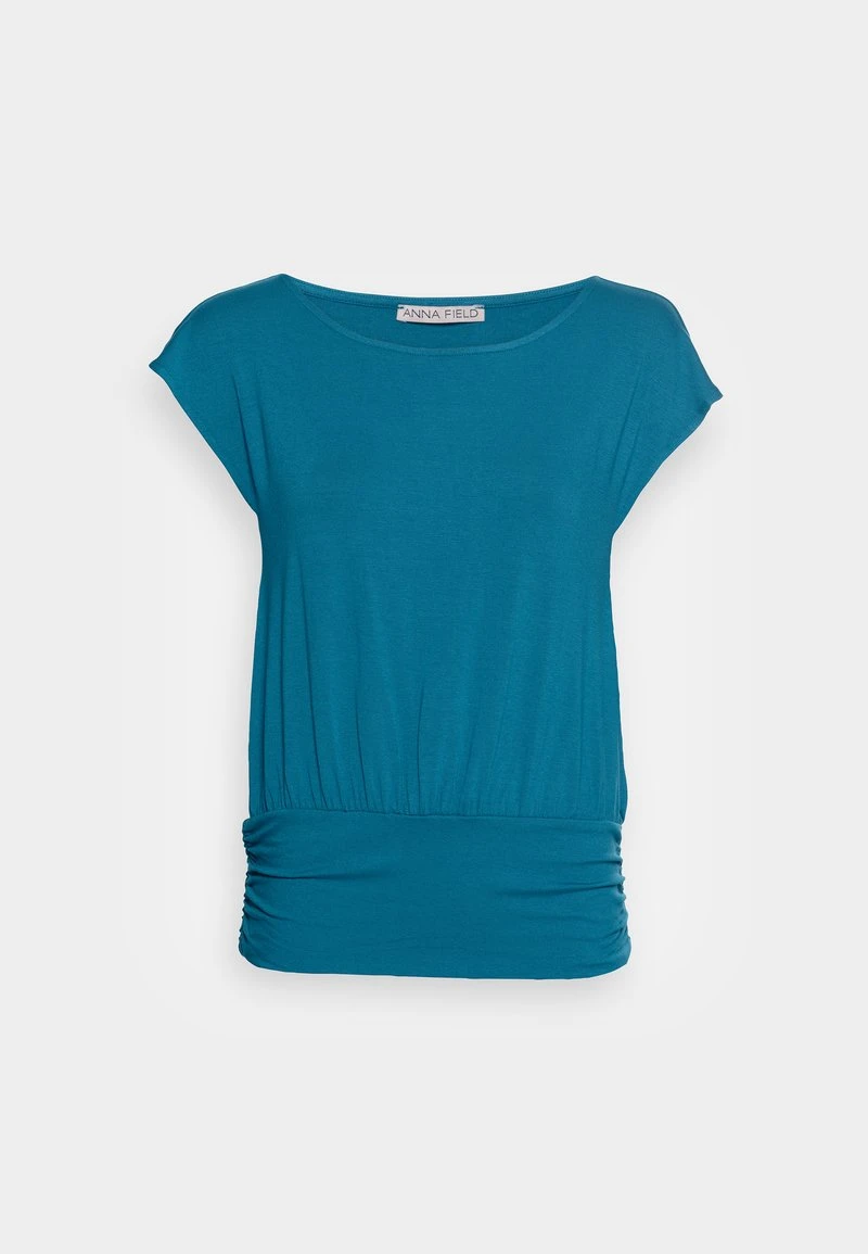Anna Field Camiseta Básica - Blue, Mujer 6 Anna Field Camiseta Básica - Blue, Mujer - Imagen 4