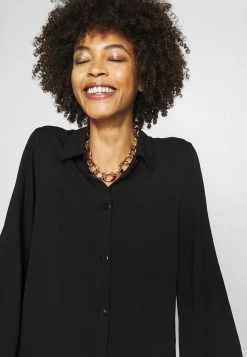 Anna Field Oversized - Vestido Camisero - Black, Mujer -Anna Field Ventas 2022 9051048154f8435692bac71bb0aee414