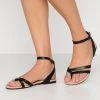 Anna Field LEATHER - Sandalias De Dedo - Black, Mujer