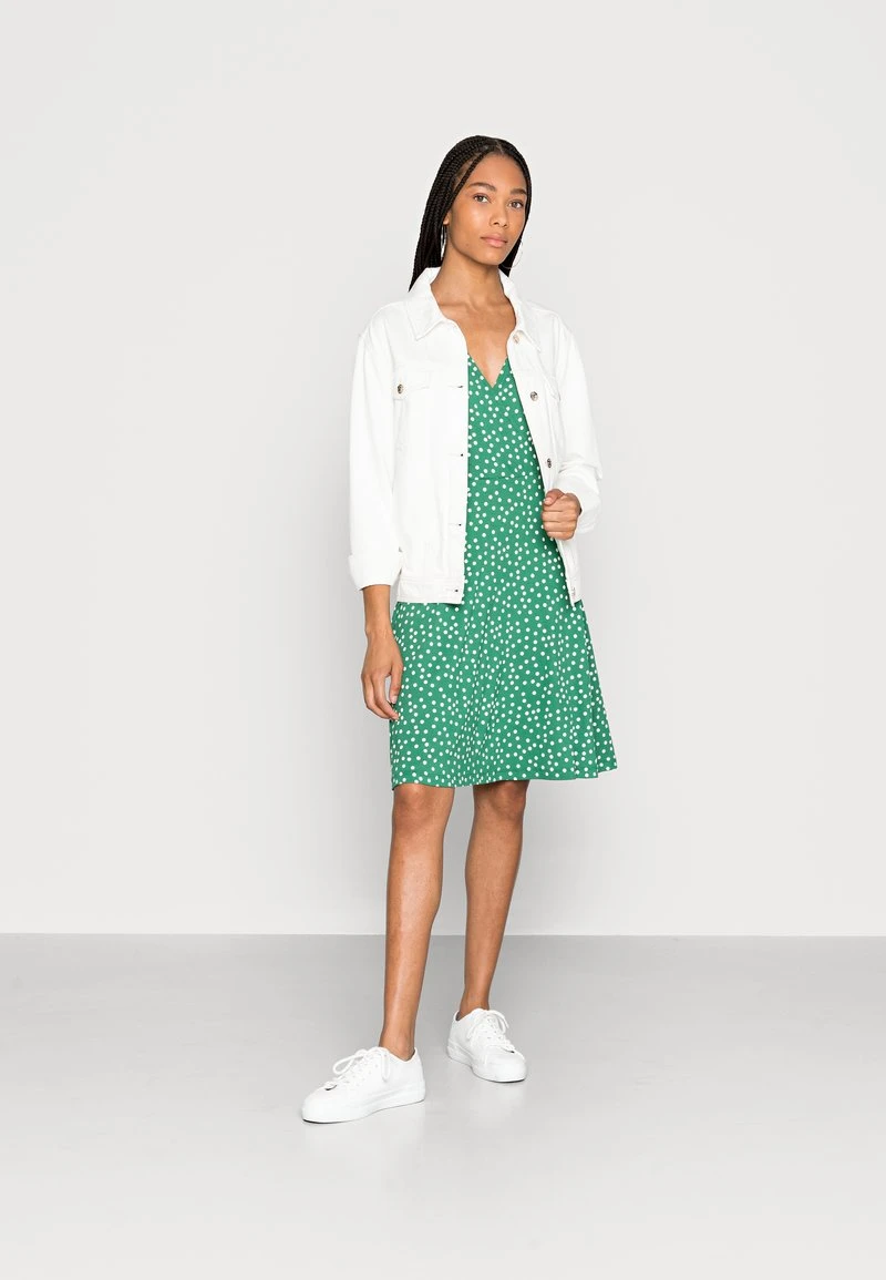 Anna Field Vestido Ligero - Green/white, Mujer 4 Anna Field Vestido Ligero - Green/white, Mujer - Imagen 2