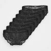 Anna Field 7 PACK LACE BRIEF - NEW VARIATION OF GREER - MICRO PANEL - Braguitas - Black, Mujer -Anna Field Ventas 2022 928ed394c7eb4dbdba41c5260b74ff04