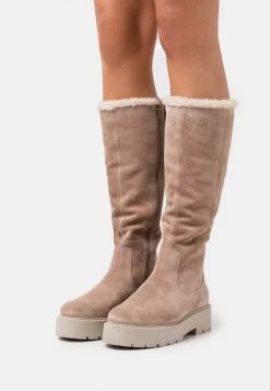 Anna Field LEATHER - Botas Para La Nieve - Beige, Mujer