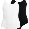 Anna Field 2PP STRING BODIES THONG SHAPE - Body - White/black, Mujer -Anna Field Ventas 2022 972b0b5fbc6842b08c6ba559a2bebb80