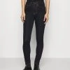 Anna Field Vaqueros Slim Fit - Dark Blue Denim, Mujer