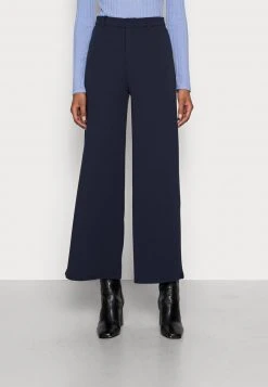 Anna Field Flared Leg Business Trousers - Pantalones - Dark Blue, Mujer