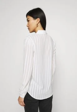 Anna Field Semi Sheer Blouse - Camisa - White, Mujer -Anna Field Ventas 2022 9b8c97e5127048c594879d0693ac8517