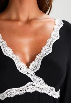 Anna Field HEIDI LONG SLEEVES VISCOSE NIGHTDRESS - Camisón - Black, Mujer -Anna Field Ventas 2022 9cbb26f39b384778a8a395532fe9436b