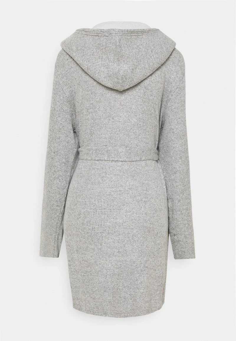 Anna Field RIBBED BATHROBE - Albornoz - Grey, Mujer 9 Anna Field RIBBED BATHROBE - Albornoz - Grey, Mujer - Imagen 7