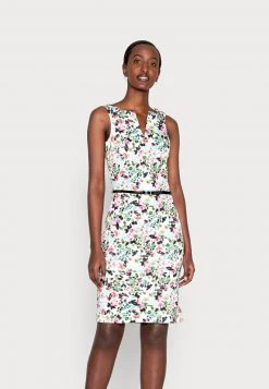 Anna Field Vestido De Tubo - White/multi-coloured, Mujer