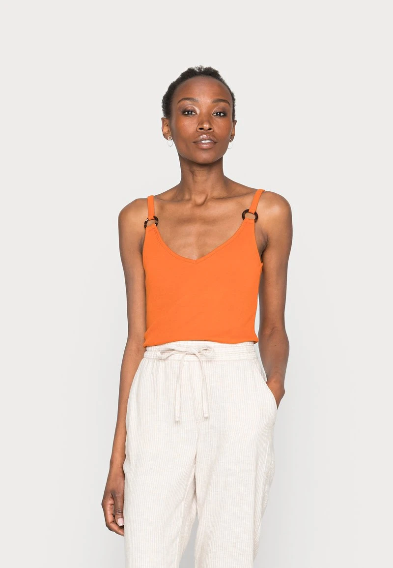 Anna Field Top - Orange, Mujer 3 Anna Field Top - Orange, Mujer