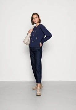 Anna Field Embroidered Sweatshirt Regular Fit - Sudadera - Dark Blue, Mujer -Anna Field Ventas 2022 a08adac8e8c843f4ac899f529b9915a8